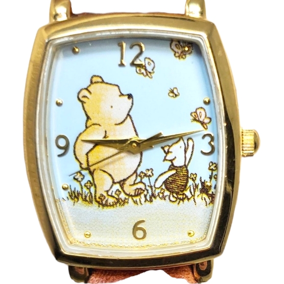 Disney Accessories - Disney Classic Winnie the Pooh and Piglet Rectangle Watch